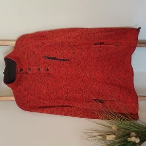 Ocean & Coast Men's Red & Black Pullover Jacket | XL